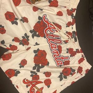 Mens Atlanta Rose shorts.